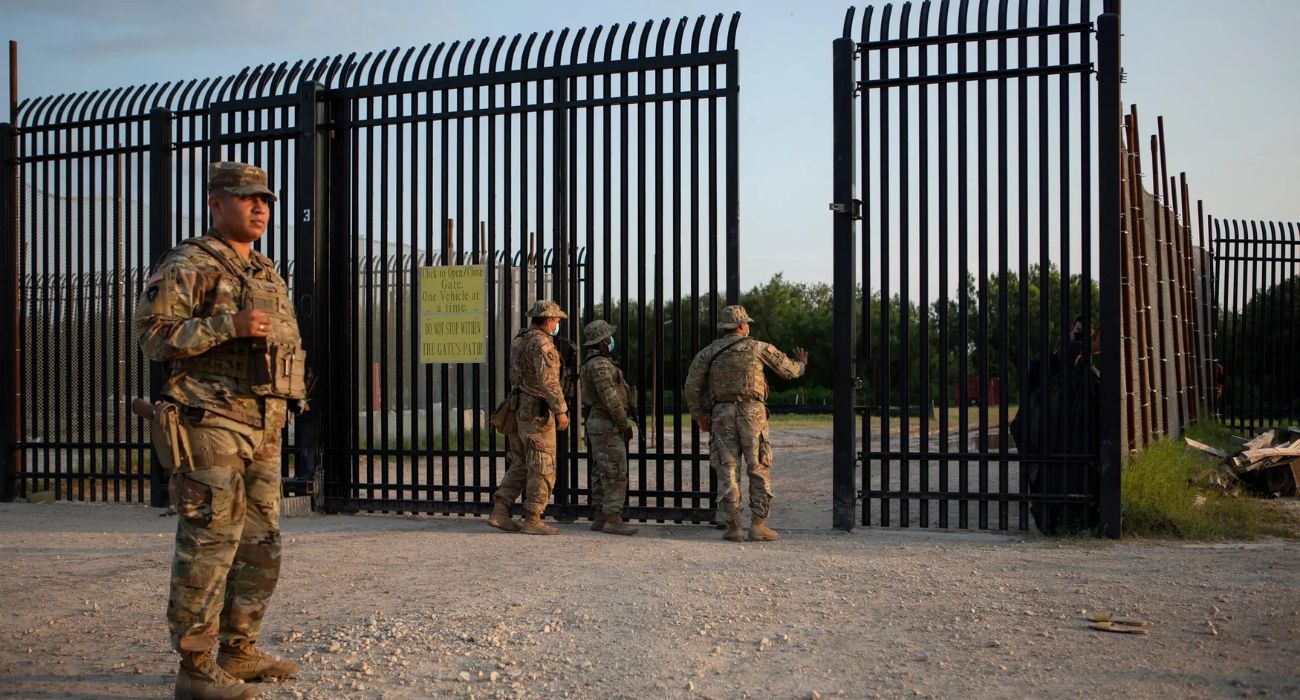 Texas National Guard at the southern border.