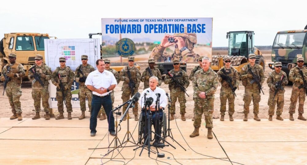TX Builds Border Camp for National Guard Soldiers