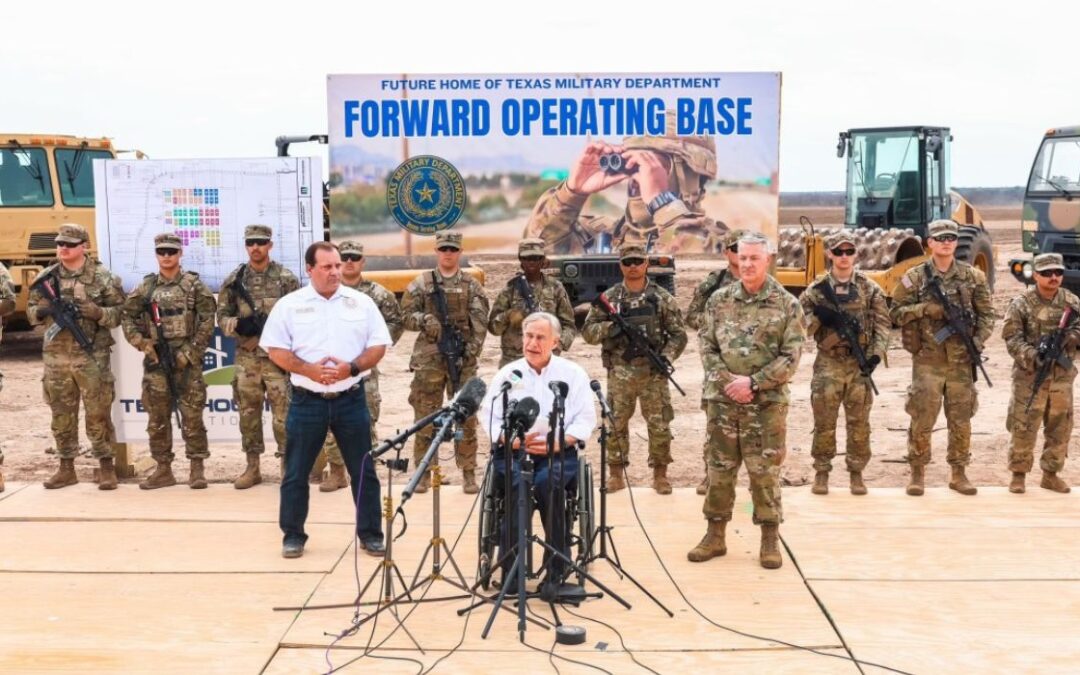 TX Builds Border Camp for National Guard Soldiers