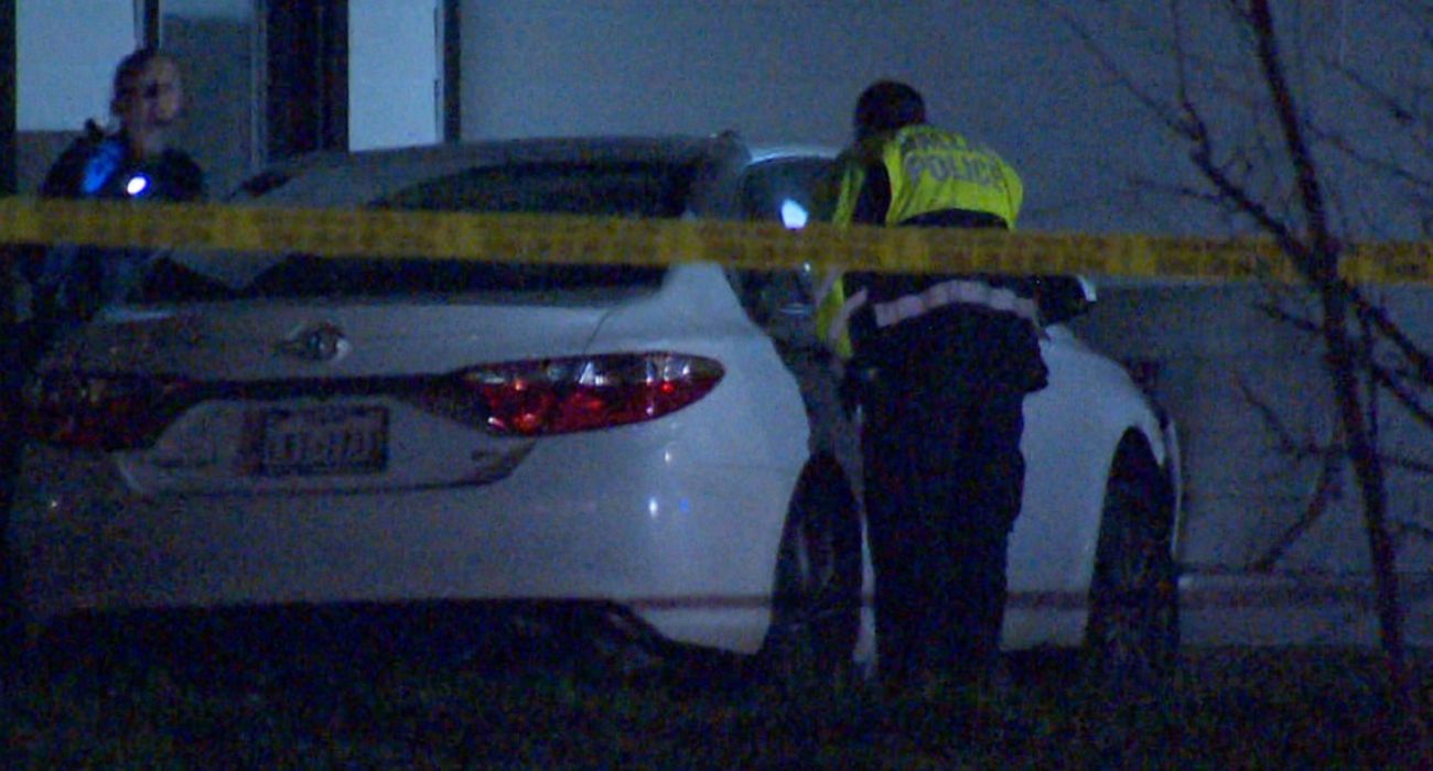 A white sedan crashed into a home near Downtown Dallas