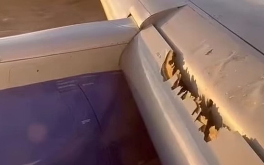 VIDEO: Plane Wing Begins To Disintegrate Mid-Flight