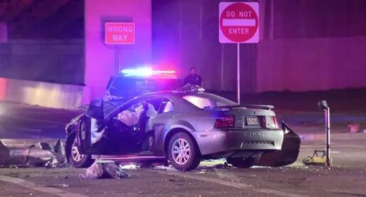 Dallas Police Chase Ends With Crash, Minors Injured