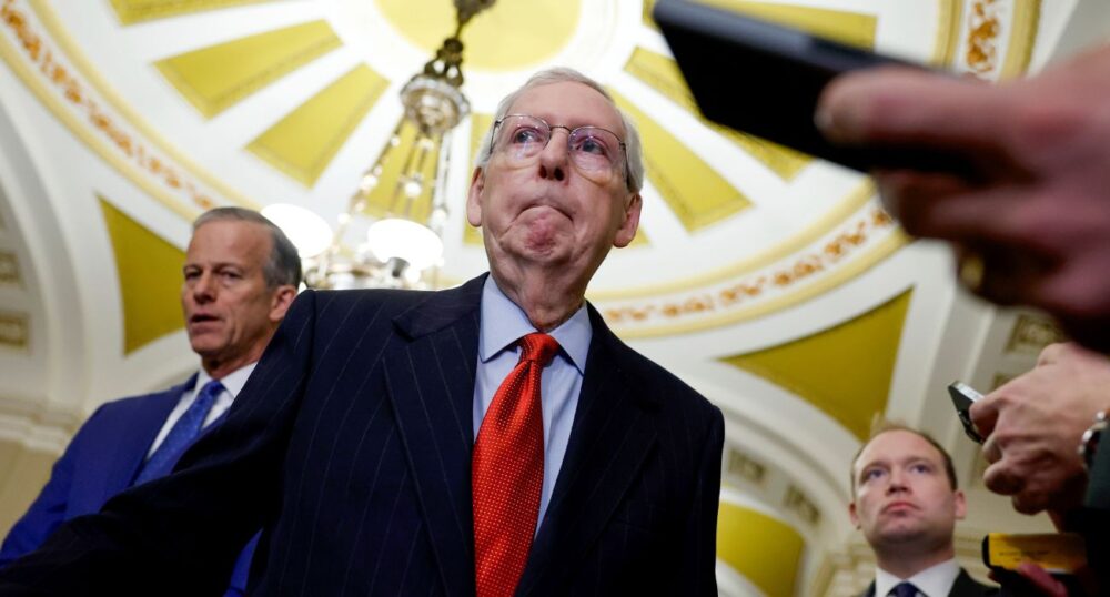 Senate Minority Leader Mitch McConnell Stepping Down