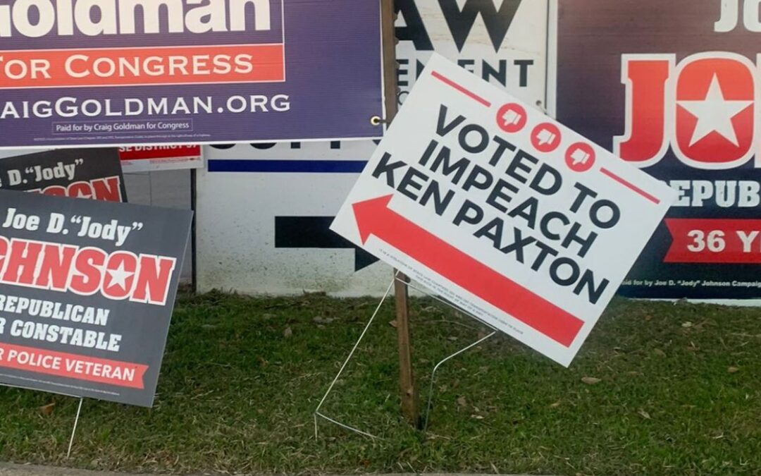 Defense Tech Exec Allegedly Steals Campaign Signs