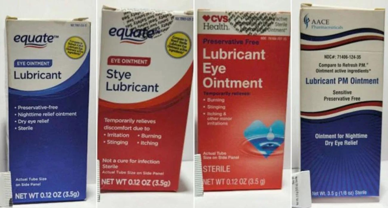 Eye Ointments affected by recall