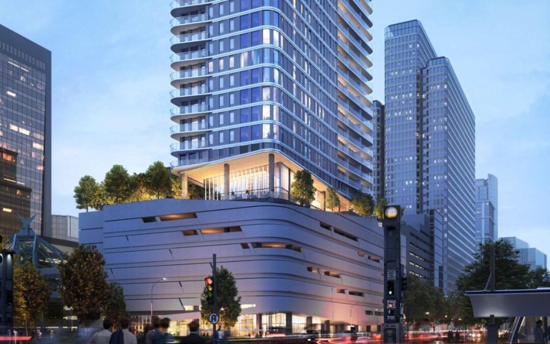 Construction of Luxury Residential Tower Nears