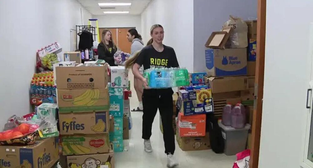 Students Collect Donations for Wildfire Victims