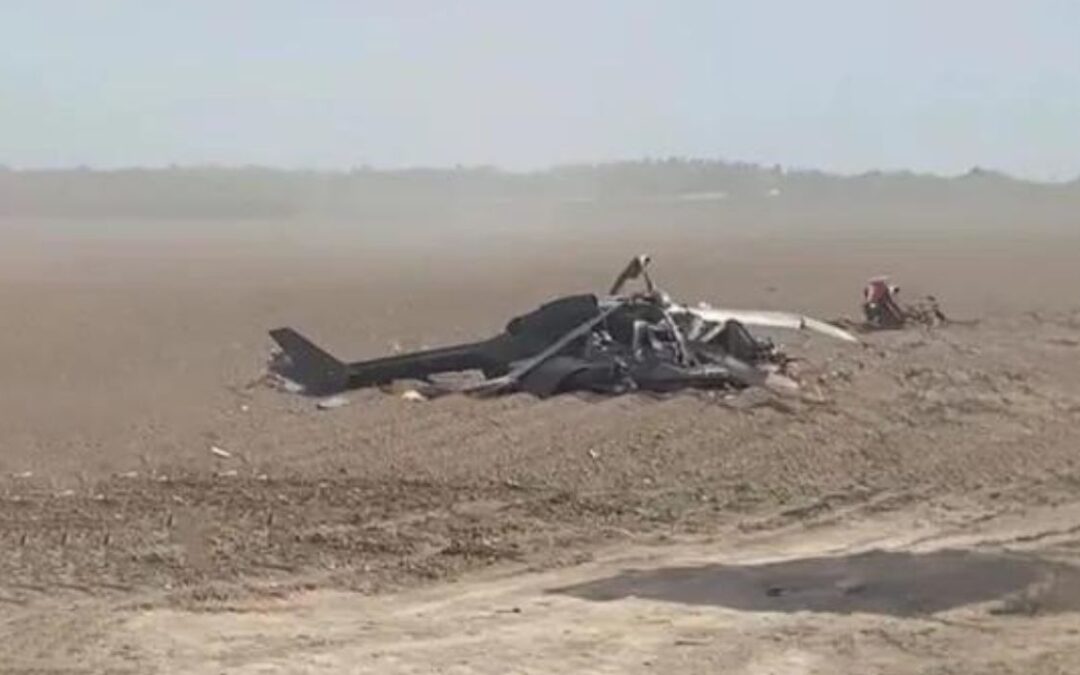 Tres muertos en accidente de helicóptero militar identificados
