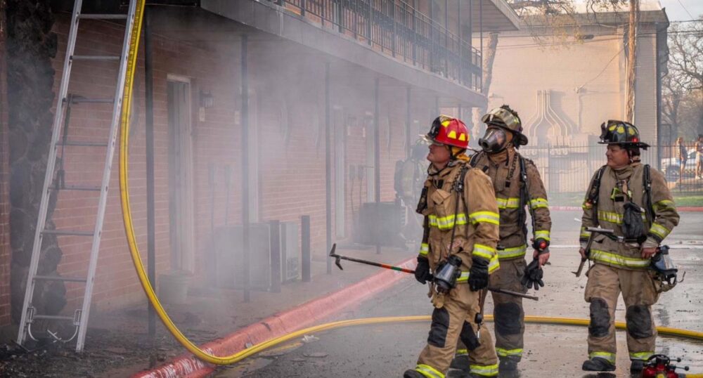 VIDEO: Fire Burns Cowtown Apartment Complex