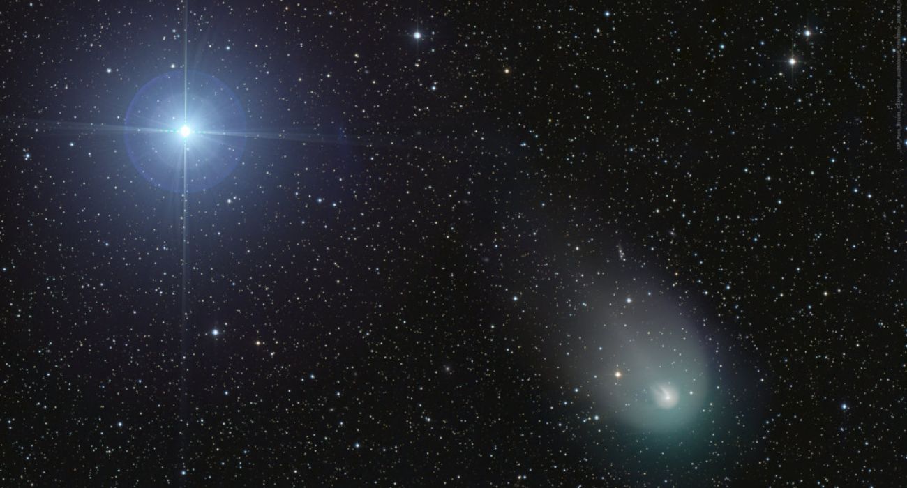 Vega and Comet 12P/Pons-Brooks