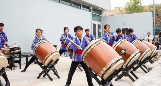 Youth Percussion Group Performs at Haven for Hope