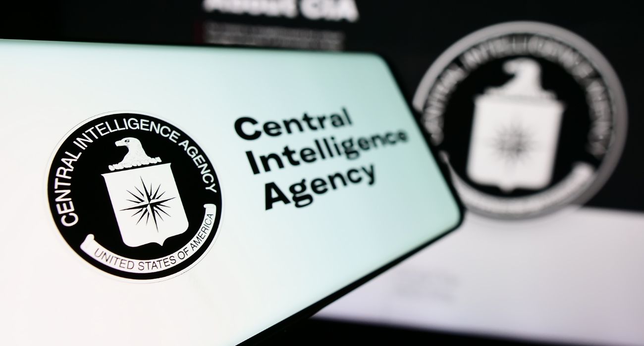 Logotipo de la CIA en el teléfono inteligente