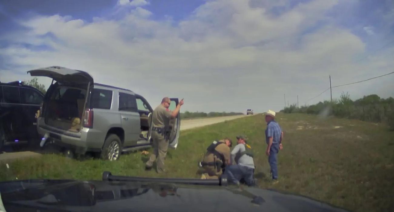 texas National Guardsman being arrested