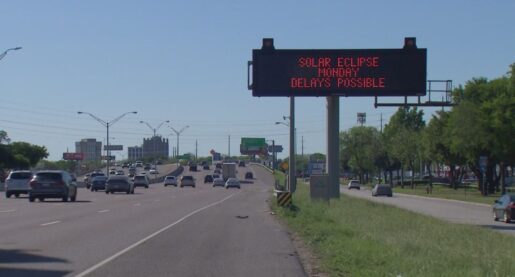 Eclipse Brings Intermittent Road Closures to Dallas