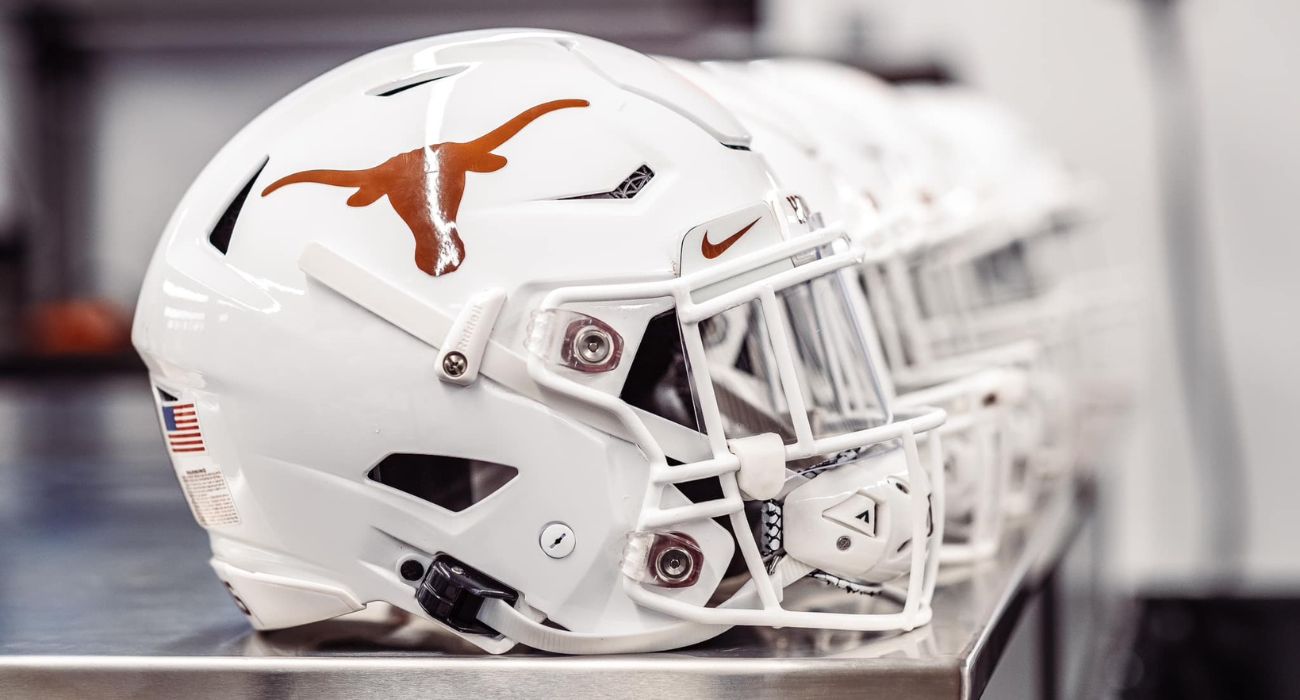 Texas Longhorns football helmets