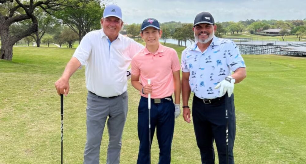 Young Golfers Learn Skills at Celebrity Clinic