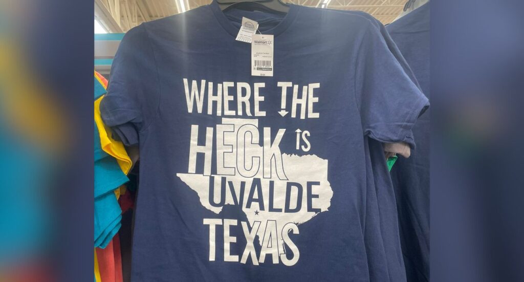 Uvalde t-shirt at local Walmart