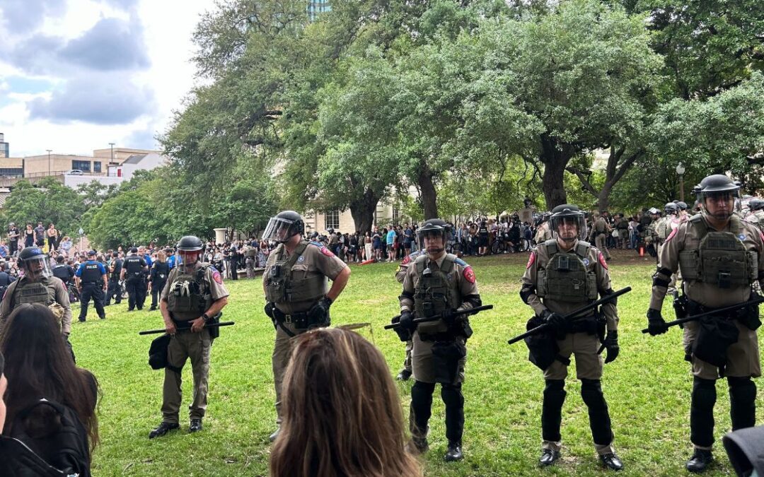 VIDEO: State Troopers Stomp Out UT Students’ Anti-Israel Protest