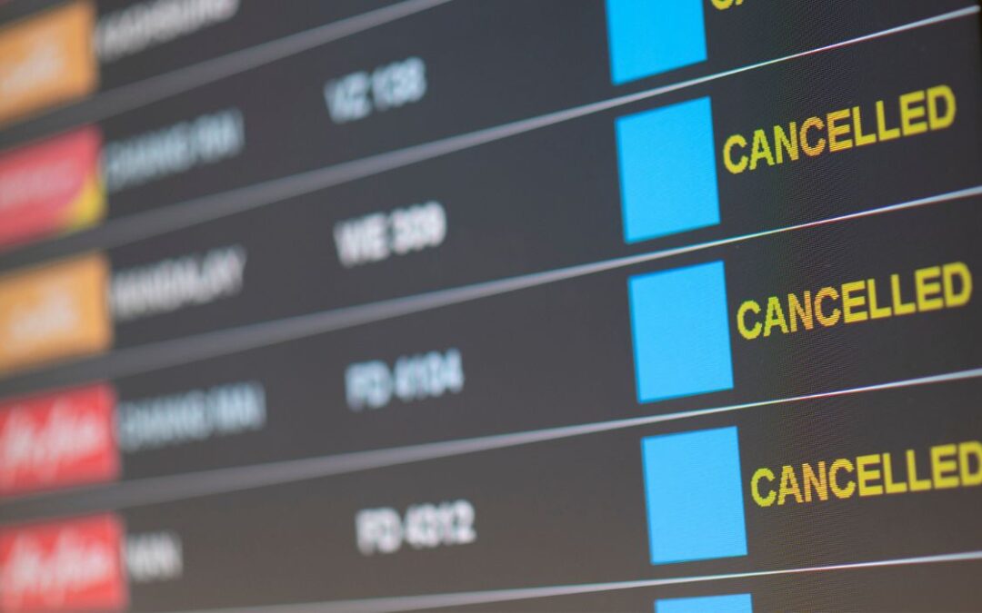 DOT de EE. UU.: Las aerolíneas ahora deben reembolsar vuelos retrasados ​​y cancelados