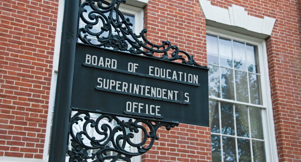 Board of Education Superintendent's office