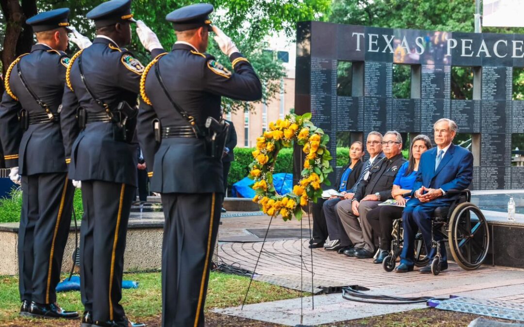 VIDEO: Abbott Honors 37 Officers Killed in Line of Duty