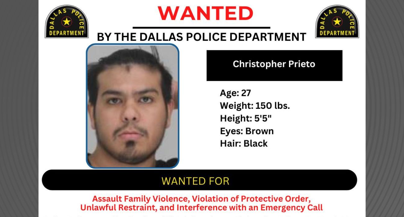 Christopher Prieto | Image by Dallas Police Department