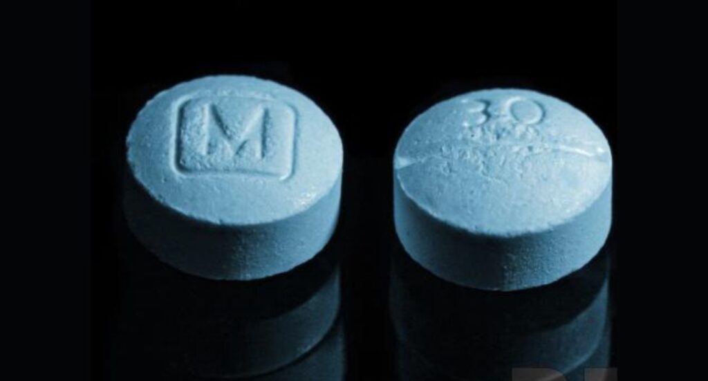 Counterfeit oxycodone pills containing fentanyl