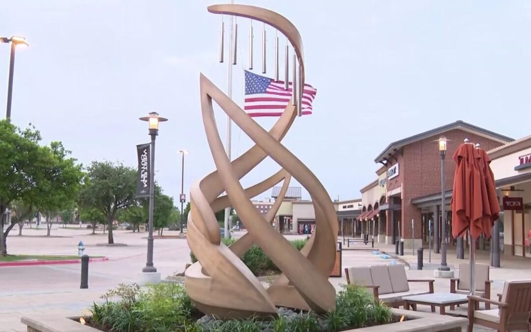 Sculpture Memorializes Victims From Allen Outlets Shooting