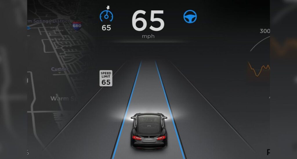Tesla Autopilot Screen | Image by Tesla