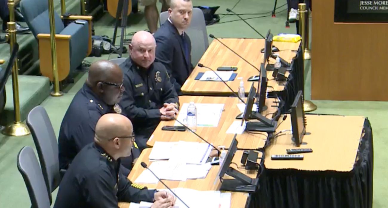 Screengrab from Dallas Public Safety Committee Meeting | Image by City of Dallas