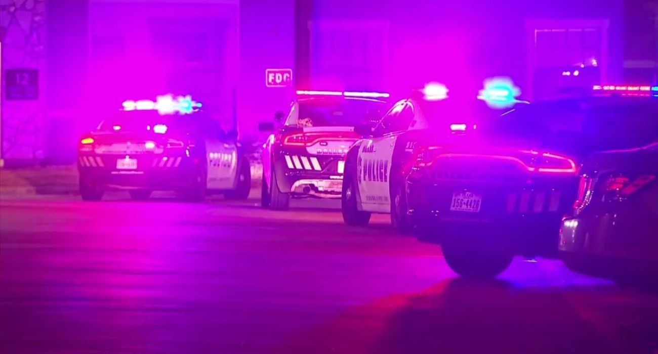 Dallas police units on scene of a shooting | Image by NBC 5 DFW