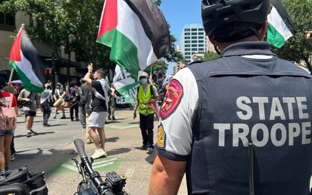 Anti-Israel Protests Spur Arrests in Austin, London, Tel Aviv
