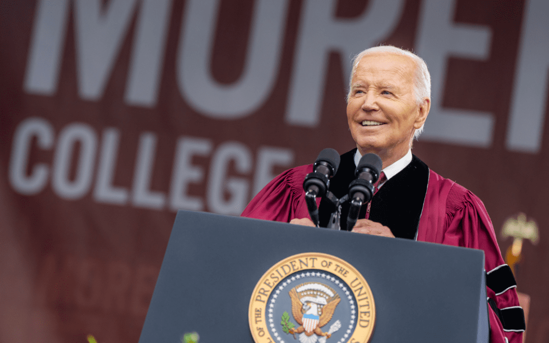 Biden Calls for Israel-Hamas Ceasefire at Commencement Address