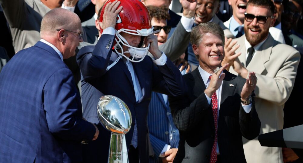 Kansas City Chiefs Celebrate Super Bowl at White House