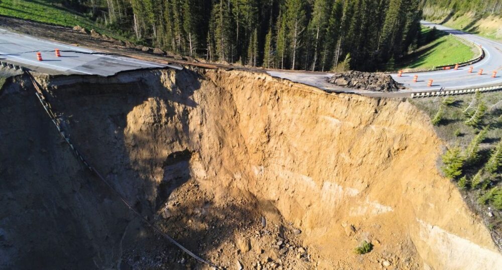 Significant Portion of the Teton Pass Collapses