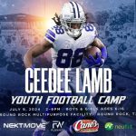 Cowboys’ Lamb Hosting Three Youth Camps Across TX