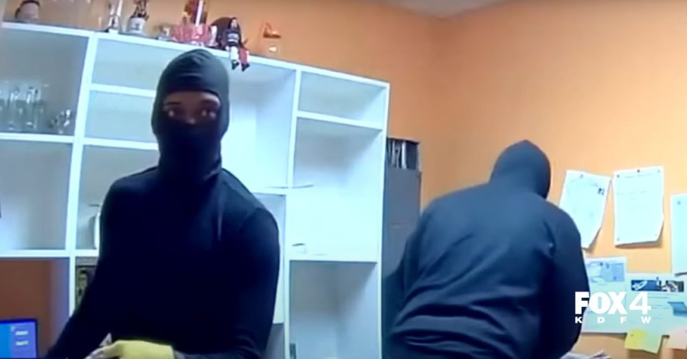 VIDEO: Local Police Hunt for Three Masked Robbers