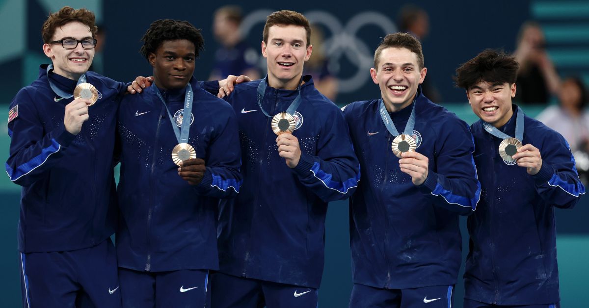 Olympics men gymnastics team