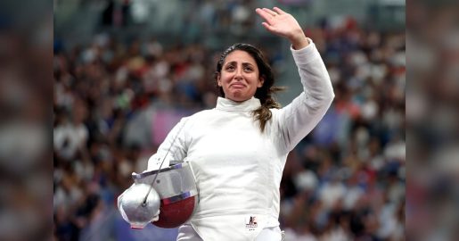 Olympic Fencer Competes While Seven Months Pregnant