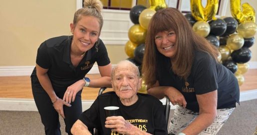 WWII Veteran Celebrates 104th Birthday