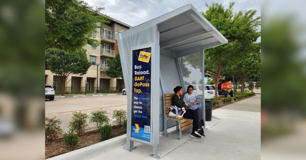 DART Installs Next-Gen Bus Shelters in Dallas