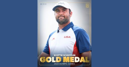 Scheffler Breaks Olympic Record To Win Gold Medal