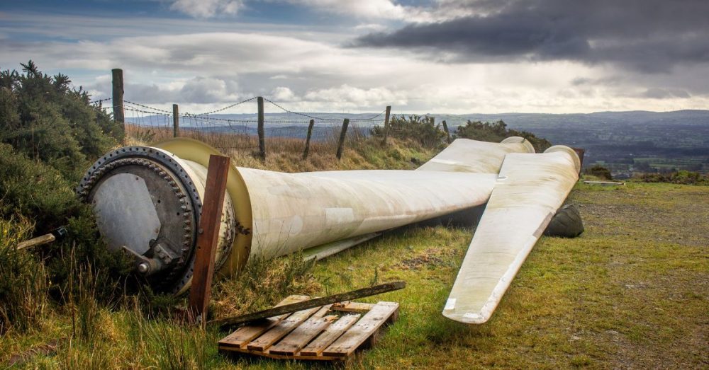 Epic Fail: Broken Wind Turbines Pollute Beaches