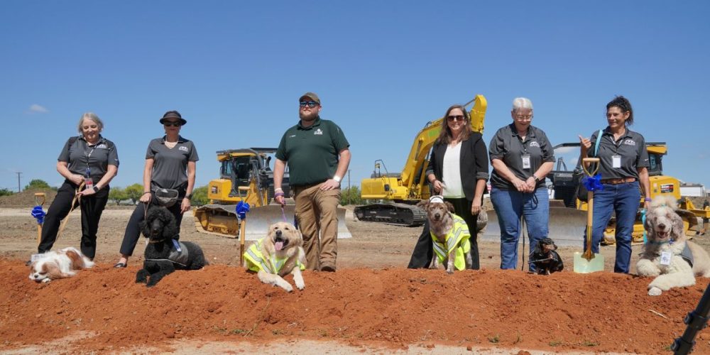 Mansfield Dogs Break Ground On New Animal Shelter