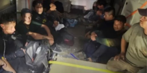 VIDEO: Humans Smuggled In Hidden Compartment