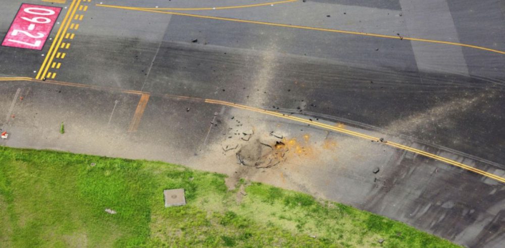 WWII-Era Bomb Detonates At Japanese Airport