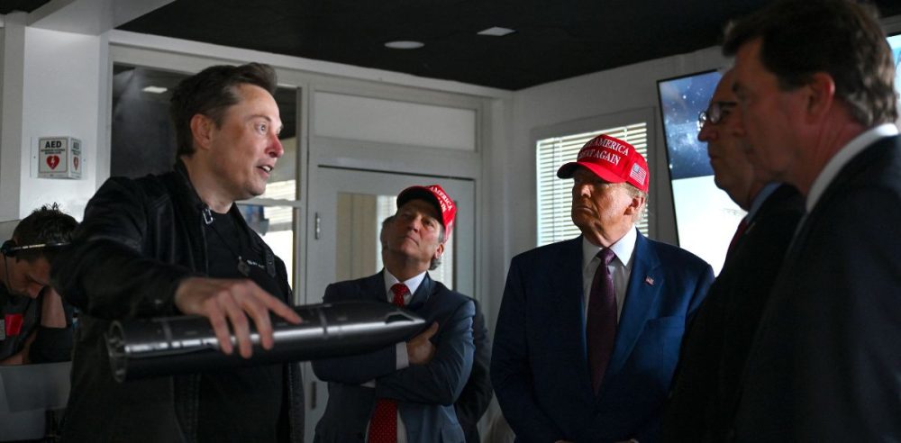 Trump And Musk Strengthen Ties At Rocket Launch