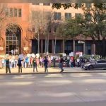 Activists Protest Elon Musk’s Role Aiding Trump During Rally Outside Sen. John Cornyn’s Dallas Office