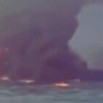 U.S. Oil Tanker Collides With Cargo Ship: “Massive Fireball”
