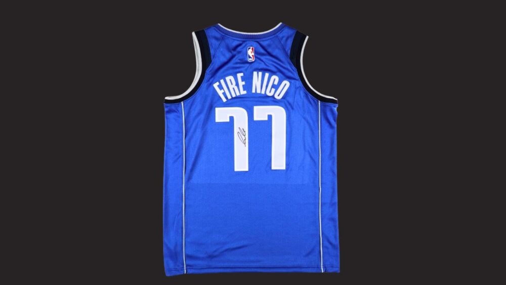 ‘Fire Nico’ Jersey Signed By Luka Dončić Up For Auction